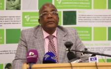 Minster of Health Aaron Motsoaledi updating the media on listeria outbreak in South Africa. Picture: EW