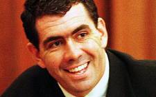 FILE: Hansie Cronje laughs during the King Commission of Inquiry into allegations of cricket match-fixing. Picture: Hansie Cronje Facebook fan page.