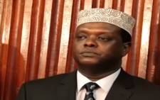 A video screengrab showing former Kenyan sports minister Hassan Wario. Picture: YouTube.