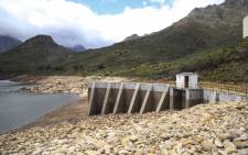 FILE: The Wemmershoek Dam in the Western Cape is currently just over 49% full. Picture: Cindy Archillies/EWN.
