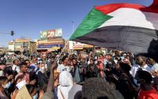 Young women and men take to the streets of the Sudanese capital Khartoum, to protest against the killings of dozens in a crackdown since last year's military coup, as US diplomats pressed for an end to the violence, on January 20, 2022. Picture: AFP