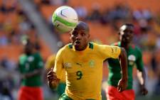 South African soccer team, Bafana Banfana's Buhle Mkhwanazi, Picture: AFP/ ALEXANDER JOE