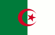 The national flag of Algeria. Picture: Supplied.