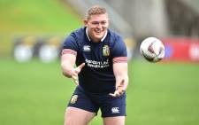 British and Irish Lions player Tadhg Furlong takes part in the captain's run ahead of the first rugby Test in Auckland on 23 June 2017. Picture: AFP