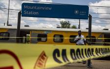 The scene of the train crash at Mountainview station in Pretoria on 8 January 2019. Picture: Kayleen Morgan/EWN
