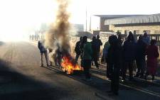 Reasons for the protest by Orange Farm residents are unclear. Picture: Alex Eliseev/EWN.
