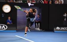 Serena Williams during the Australian Open. Picture: Twitter @AustralianOpen.