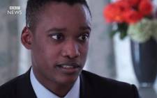 FILE: A screengrab of a BBC interview with former resident Jacob Zuma's son Duduzane Zuma.