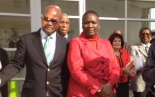 Police Minister Nathi Mthethwa and Commissioner Riah Phiyega at the opening of Polmed's new building in Pretoria. Picture: Barry Batemen/EWN
