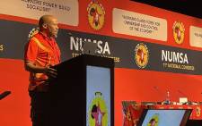 File. Numsa general secretary Irvin Jim addressed the unions 11th congress in Cape Town on 27 July 2022. Picture: @Numsa_Media/Twitter