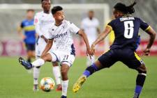 Sameehg Doutie in action against Cape Town City FC at Cape Town Stadium. Picture: @BidvestWits/Twitter