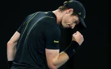 FILE: Andy Murray celebrates a point. Picture: @AustralianOpen/Twitter.