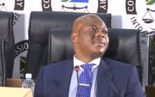 FILE: A screengrab shows Edwin Sodi at the state capture inquiry on 19 August 2020. Picture: SABC/YouTube