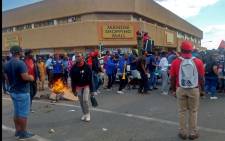 eSwatini's civil servants demonstrate for salary increase and better working conditions on 2 October 2019 in Manzini. Picture: AFP