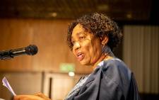 Basic Education Minister Angie Motshekga hosted the top achievers at a breakfast session at the Houghton Hotel on 20 January 2021. Picture: Xanderleigh Dookey Makhaza/Eyewitness News  