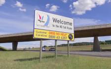 Sign showing the beginning of the N3 toll route in Gauteng. Picture /Screengrab