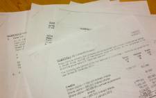 UNISA exam papers, leaked to students. Picture: Christa van der Walt/EWN.