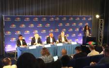 Multichoice management briefs the media on the outcome of the review into their relationship with ANN7 on 31 January 2018. Picture: Gia Nicolaides/EWN