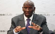 FILE PICTURE: Axed police commissioner Bheki Cele during a National Press Club briefing in Pretoria on 13 June, 2012. Picture: Taurai Maduna/EWN