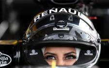 Saudi Arabian Aseel Al-Hamad, the first female member of the Saudi Arabian Motorsport Federation. Picture: Renault  Sports F1/Twitter