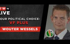 Wouter Wessels of the Freedom Front Plus. Picture: Eyewitness News