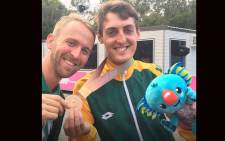 Team South Africa mountain biker Alan Hatherly won a Bronze medal in the cross country mountain bike: Picture: Twitter/@Cycling_SA 