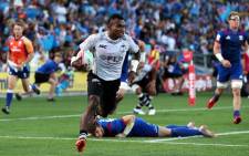 Fiji defended their crown with a win against New Zealand in Hamilton. Picture: @WorldRugby7s/Twitter.