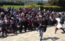 FILE: University of Cape Town students protest on campus grounds. Picture: Lauren Isaacs/EWN.