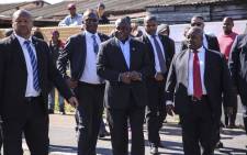 President Cyril Ramaphosa launched the anti-gang unit in Cape Town on 2 November 2018. Picture: Cindy Archillies/EWN