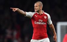 Arsenal's English midfielder Jack Wilshere gestures during the English League Cup third round football match between Arsenal and Doncaster Rovers at The Emirates Stadium in London on 20 September 2017. Picture: AFP