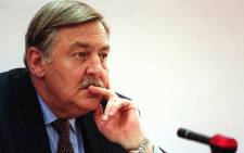 Former Foreign Affairs Minister Pik Botha. Picture: AFP.