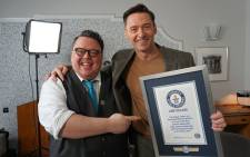 Hugh Jackman has achieved his dream of making it into the Guinness Book of World Records. Picture: @GWR/Twitter.