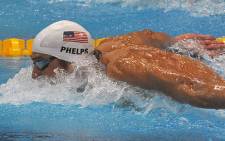 American swimming great Michael Phelps. Picture: Sascoc