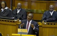 FILE: President Cyril Ramaphosa replies to the debate on the State of the Nation Address in Parliament. Picture: GCIS