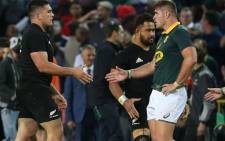 FILE: New Zealand beat South Africa 25-24 in rugby thriller at Newlands, retaining their Rugby Championship title. Picture: Twitter