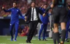 Chelsea manager Antonio Conte celebrates a goal. Picture: @ChelseaFC/Twitter