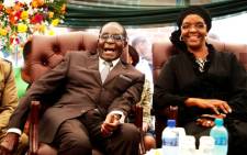 FILE: Zimbabwean President Robert Mugabe ad his wife, Grace Mugabe. Picture: EPA.