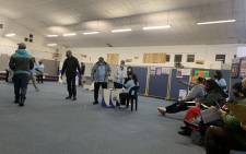 Residents vote in Strandfontein on 1 November 2021. Picture: Kaylynn Palm/Eyewitness News
