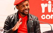 The EFF's Mbuyiseni Ndlozi made a submission on racism in advertising at the South African Human Rights Commission on 14 March 2022. Picture: @EFFSouthAfrica/Twitter