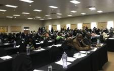 The ANC's national executive committee meeting in Centurion on Monday. Picture: Clement Manyathela/EWN.