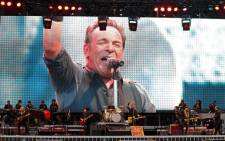 US singer and guitarist Bruce Springsteen performs during his concert at the Molinon stadium in Gijon, northern Spain, on 26 June 2013. Picture: AFP/CESAR MANSO