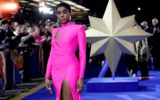 FILE: In this file photo taken on 27 February 2019 English actor Lashana Lynch poses upon arrival for the European gala premiere of the film "Captain Marvel" in London. Picture: AFP.