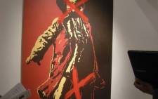 'The Spear' defaced. Picture: Gareth Brown/iWitness