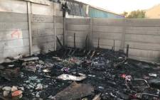 FILE: Two children died during a shack fire in Mitchells Plain, Cape Town. Picture: Supplied