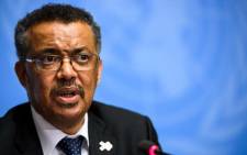 New World Health Organization Director General Tedros Adhanom Ghebreyesus at a press conference on the day after his election by the World Health Assembly. Picture: AFP