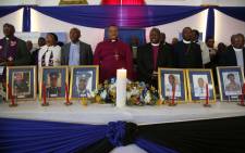 Religious leaders hold a prayer service for the victims of the Ngcobo Police Station attack. Picture: Bertram Malgas/EWN