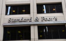 FILE: Credit rating agency Standard & Poor's. Picture: AFP