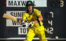 FILE: Australia's Steve Smith plays a shot during a World Cup cricket warm-up match against New Zealand in Brisbane on 10 May 2019. Picture: AFP