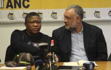 ANC head of elections Fikile Mbalula (left) and newly appointed Western Cape elections head, Ebrahim Rasool (right). Picture: Cindy Archillies/EWN