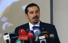 FILE: Former Lebanese Prime Minister Saad al-Hariri gives a speech during the opening ceremony of the second "Kuwait Financial Forum" in Kuwait City on 31 October 2010. Picture: AFP